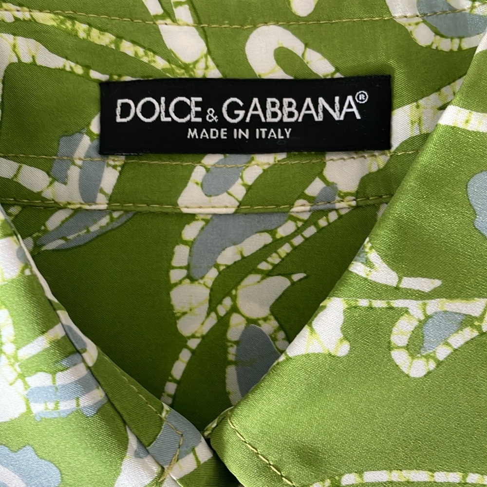 Dolce & Gabbana Silk Printed Blouse - Picture 11 of 12